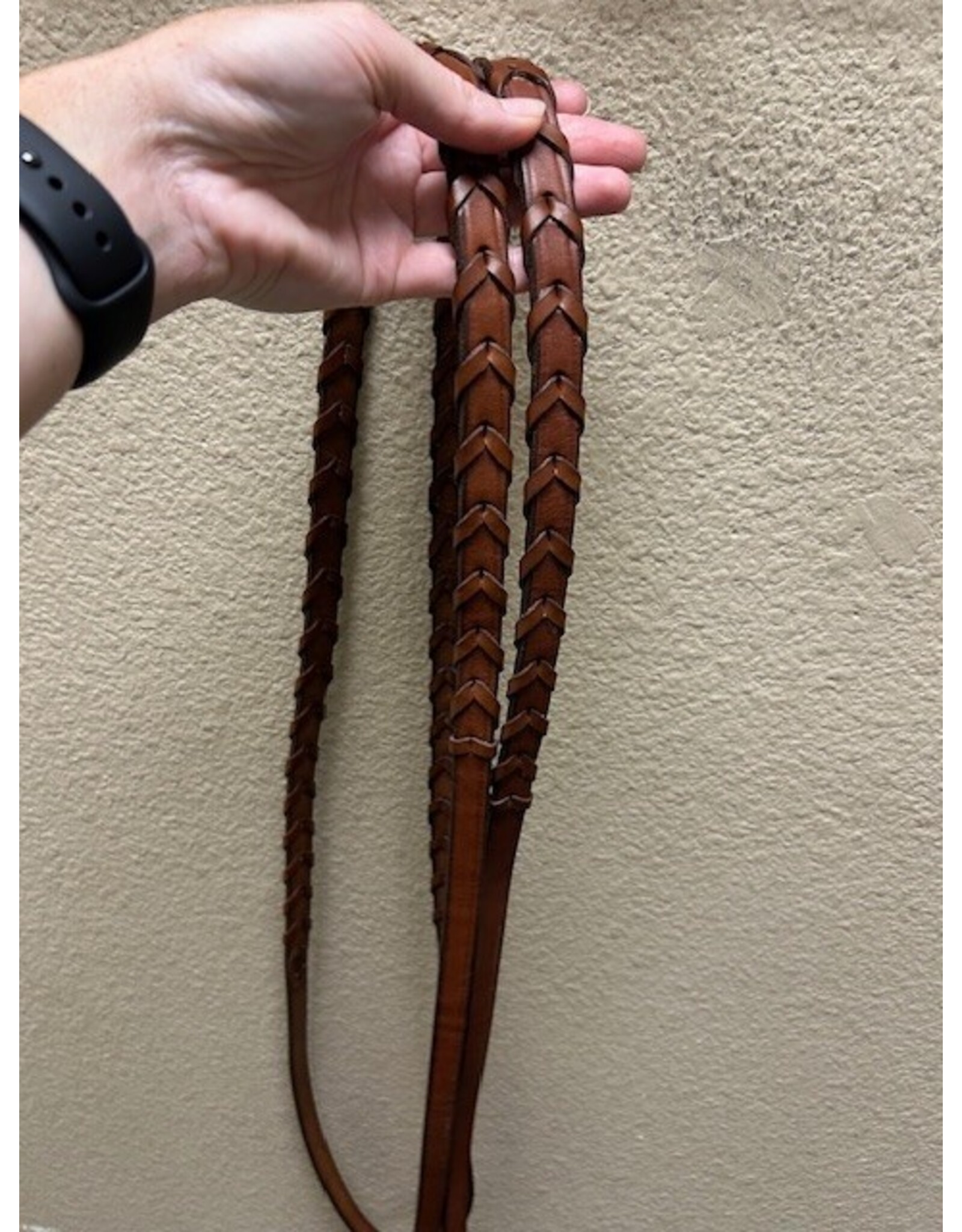 Tory Laced Reins New XXL 72" Chestnut