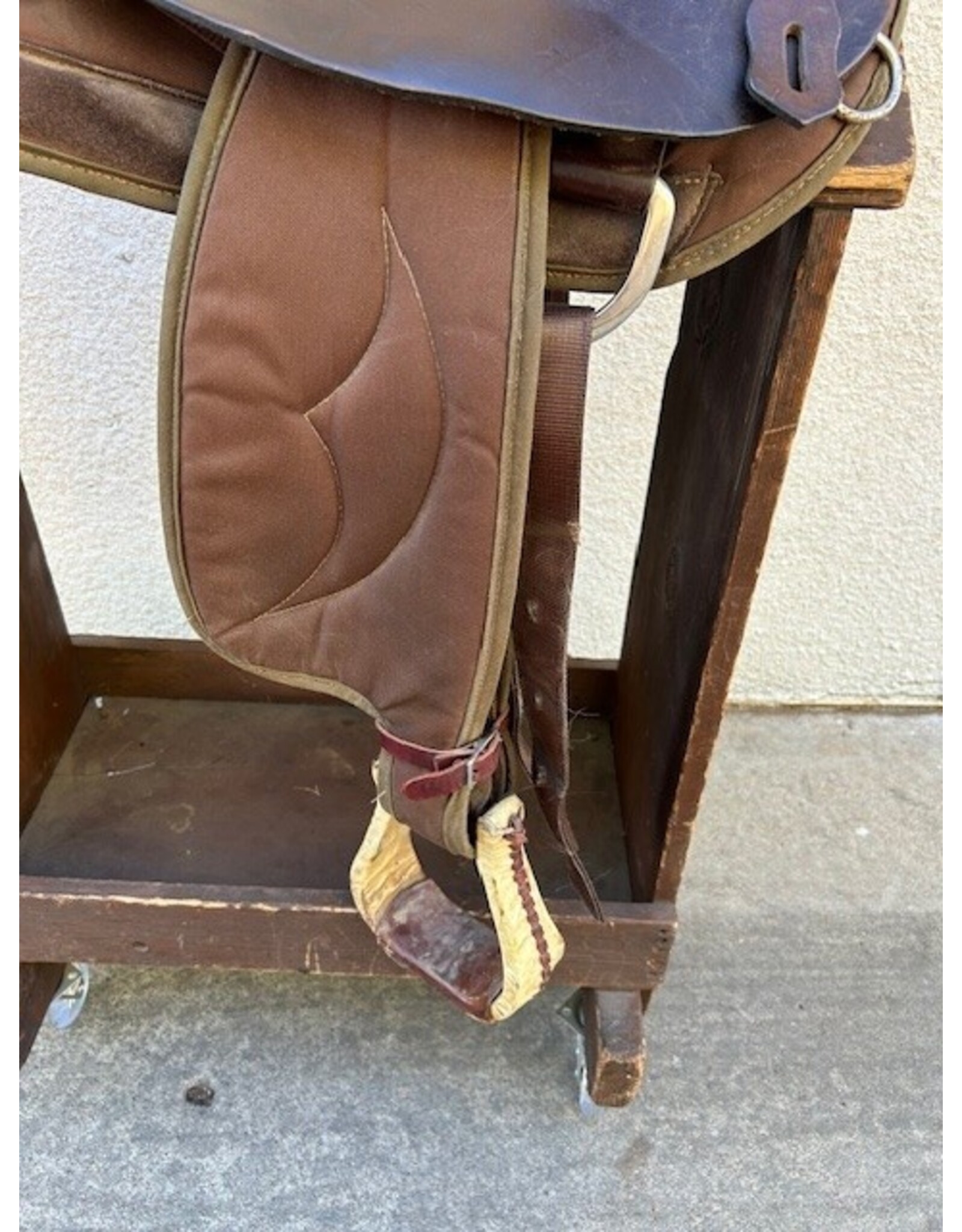 Big Horn Cordura Endurance Saddle 16" Full Quarter Horse Bars