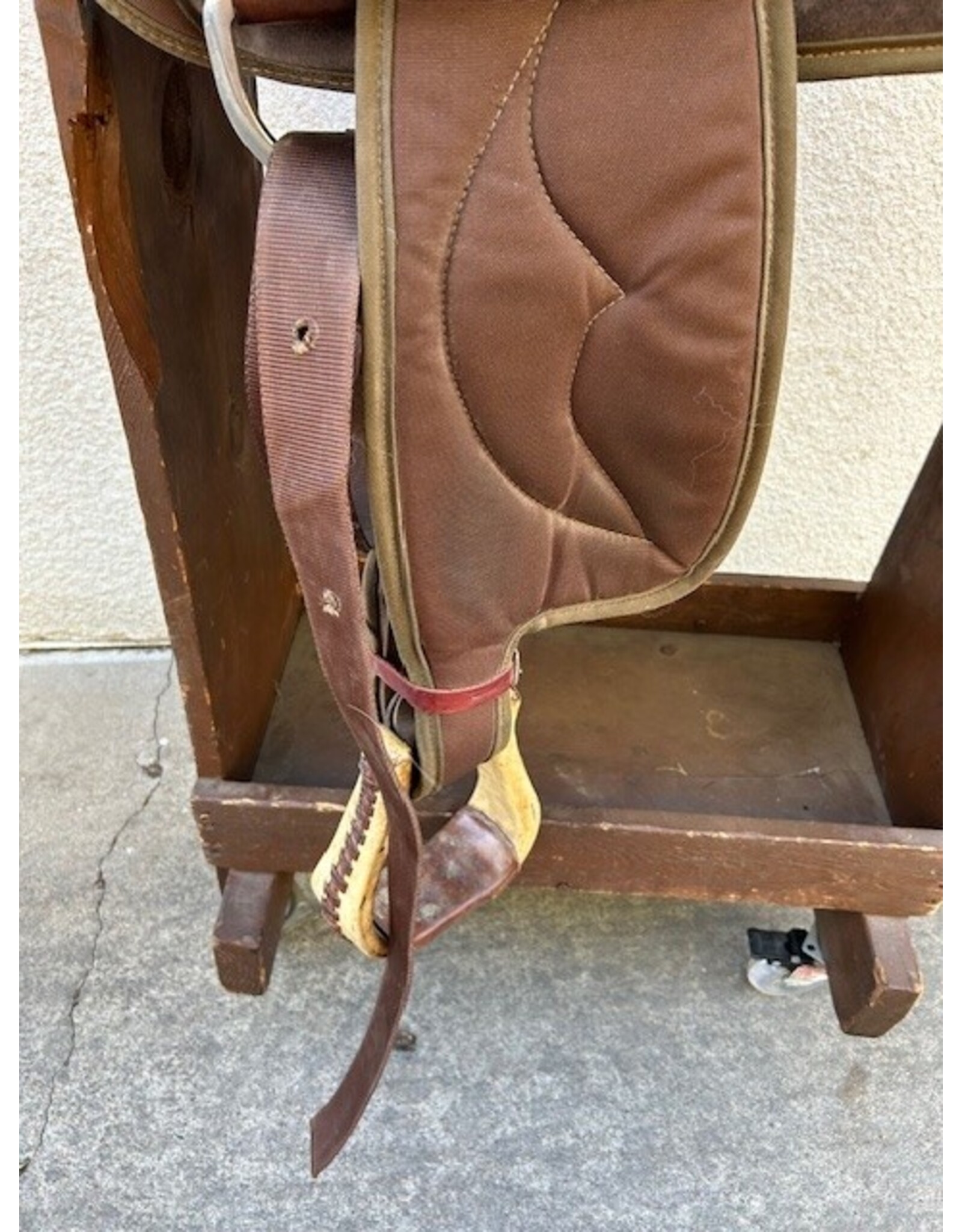 Big Horn Cordura Endurance Saddle 16" Full Quarter Horse Bars