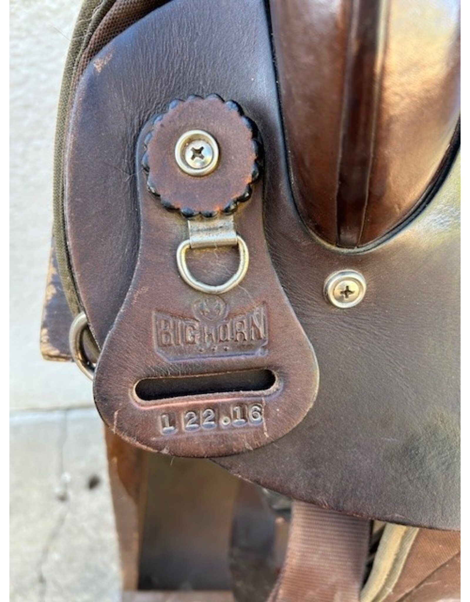 Big Horn Cordura Endurance Saddle 16" Full Quarter Horse Bars