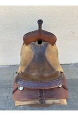 Crates Cutting Saddle 16.5" Full Quarter Horse Bars Crates Cutting Saddle 16.5" Full Quarter Horse Bars