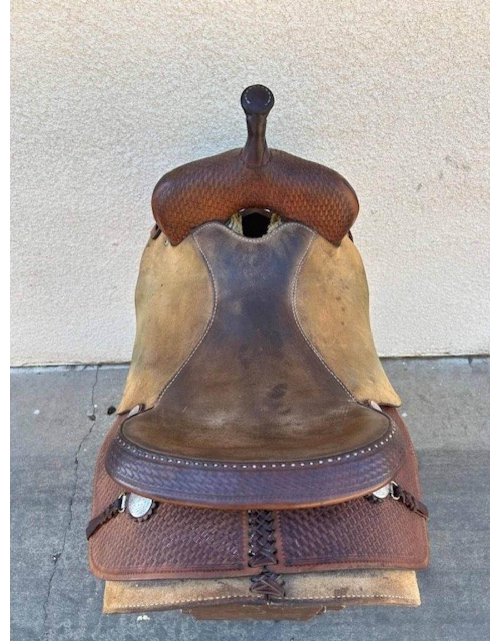 Crates Cutting Saddle 16.5" Full Quarter Horse Bars