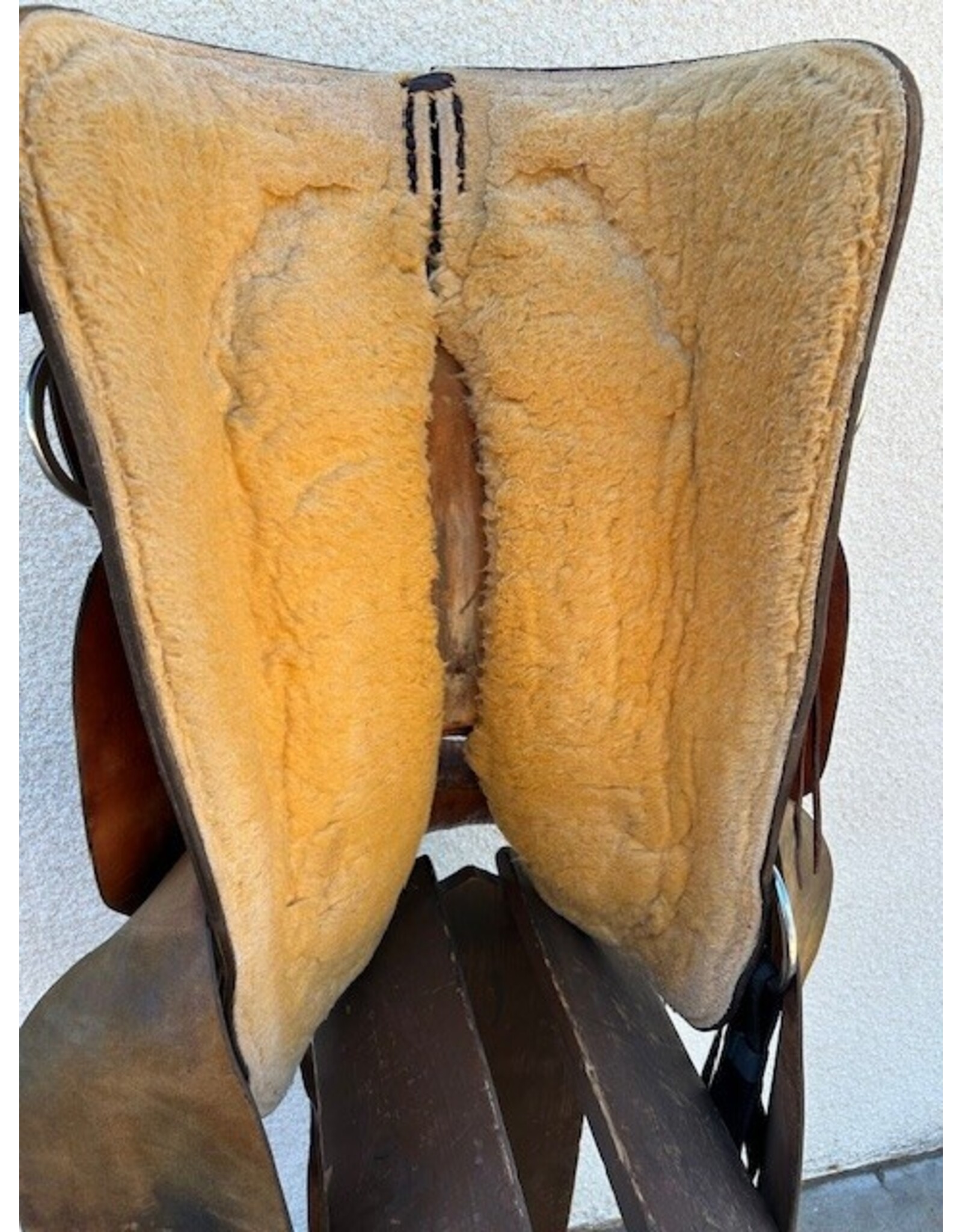 Crates Cutting Saddle 16.5" Full Quarter Horse Bars