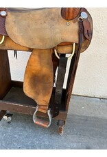 Crates Cutting Saddle 16.5" Full Quarter Horse Bars Crates Cutting Saddle 16.5" Full Quarter Horse Bars