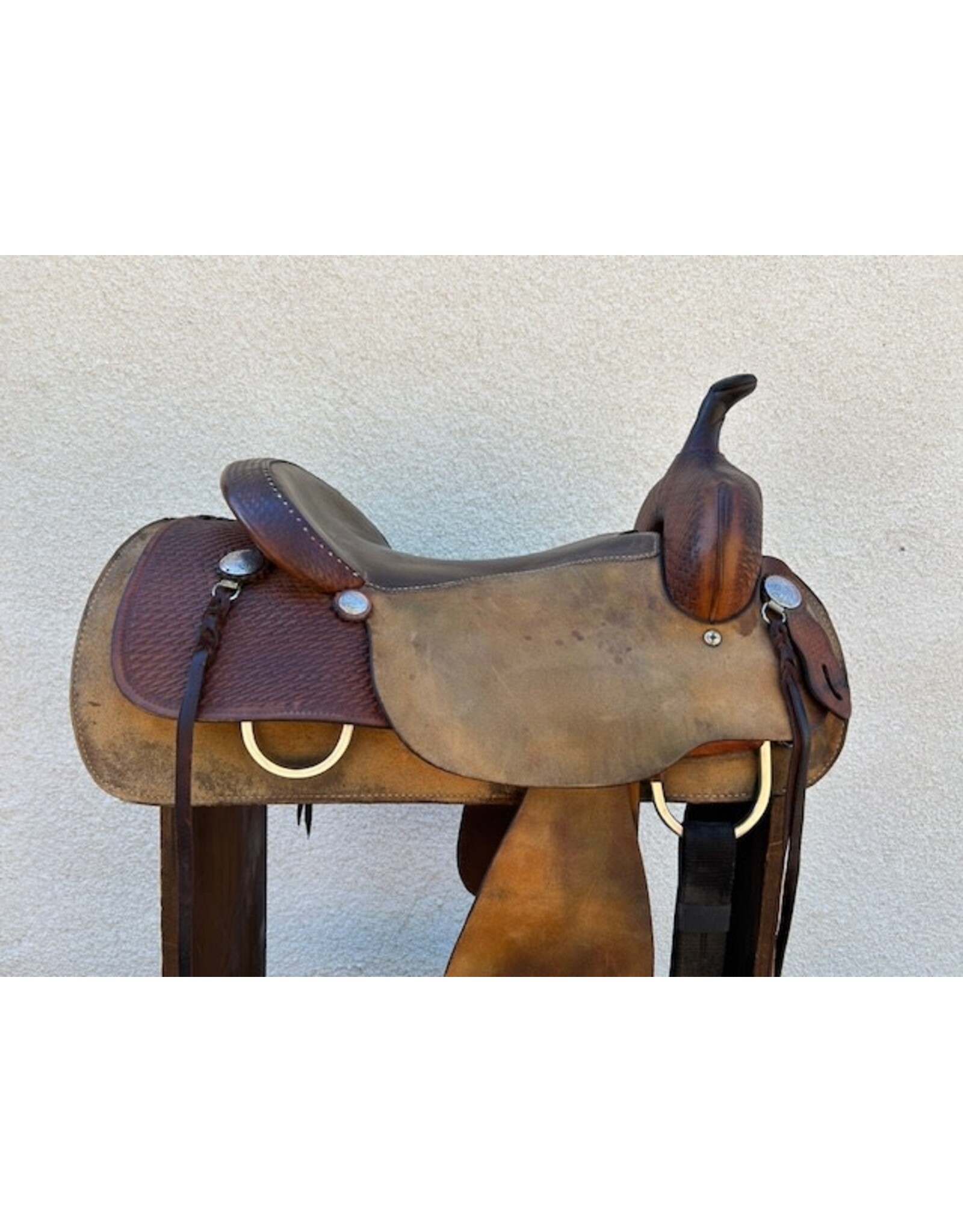 Crates Cutting Saddle 16.5" Full Quarter Horse Bars