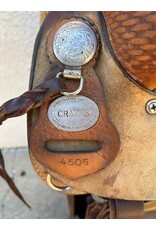 Crates Cutting Saddle 16.5" Full Quarter Horse Bars Crates Cutting Saddle 16.5" Full Quarter Horse Bars