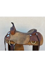 Crates Cutting Saddle 16.5" Full Quarter Horse Bars Crates Cutting Saddle 16.5" Full Quarter Horse Bars