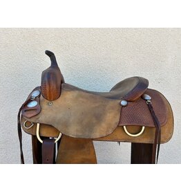 Crates Cutting Saddle 16.5" Full Quarter Horse Bars