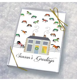 Horse Hollow Press Horse Boxed Christmas Cards Mansion Blanket 8