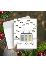 Horse Hollow Press Horse Boxed Christmas Cards Mansion Blanket 8