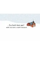 Horse Hollow Press Horse Boxed Christmas Cards Santa Claus 8