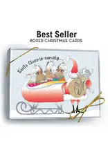 Horse Hollow Press Horse Boxed Christmas Cards Santa Claus 8