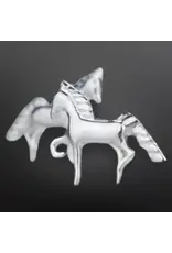 Westrian Sterling Silver Mini Horse Stud Earrings