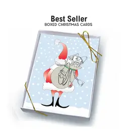Horse Hollow Press Horse Boxed Christmas Cards Tack Filled Bag 8