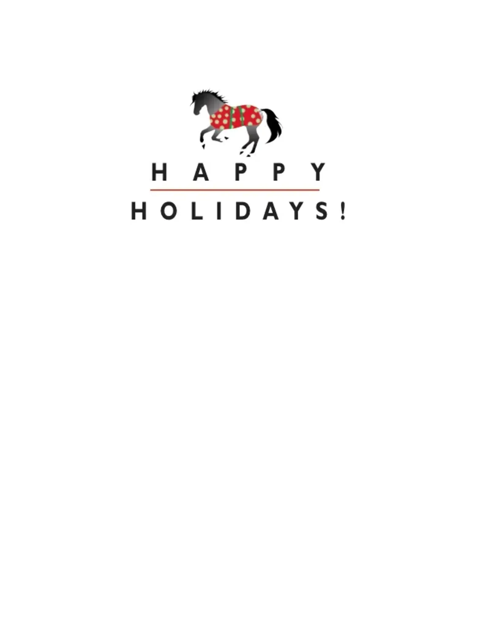 Horse Hollow Press Horse Boxed Christmas Cards Tree of Blankets 8