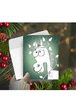 Horse Hollow Press Horse Boxed Christmas Cards Xmas Lights 8