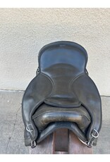 Black Forest Treeless Endurance Saddle Size 2 (Western 16") Black
