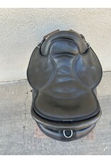 Black Forest Treeless Endurance Saddle Size 2 (Western 16") Black