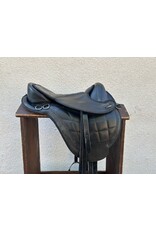 Black Forest Treeless Endurance Saddle Size 2 (Western 16") Black