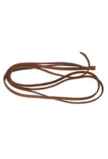 Grewal Western Split Reins with Turquoise Buckstitching  Tie Closure