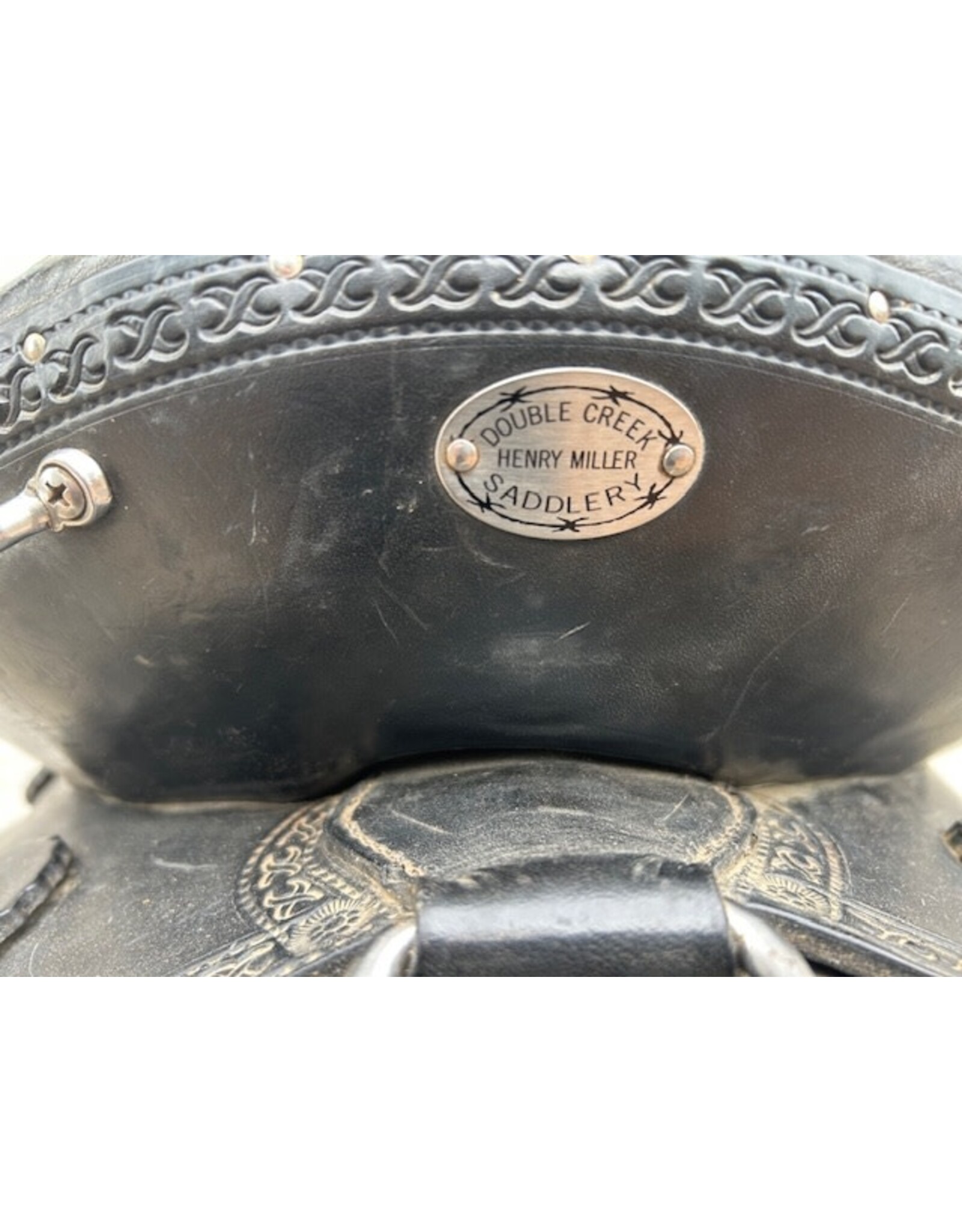 Double Creek Saddlery/ Henry Miller Endurance 17" Seat, SQHB