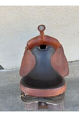 Fabtron Leather/Synthetic Saddle 15.5" Seat, FQHB Fabtron Leather/Synthetic Saddle 15.5" Seat, FQHB