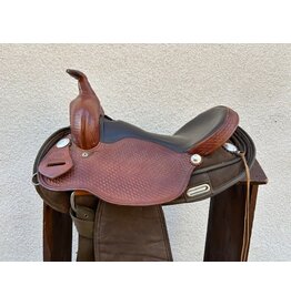 Fabtron Leather/Synthetic Saddle 15.5" Seat, FQHB