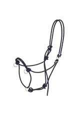 Tough 1 Rope Halter/Side Pull Combo Black