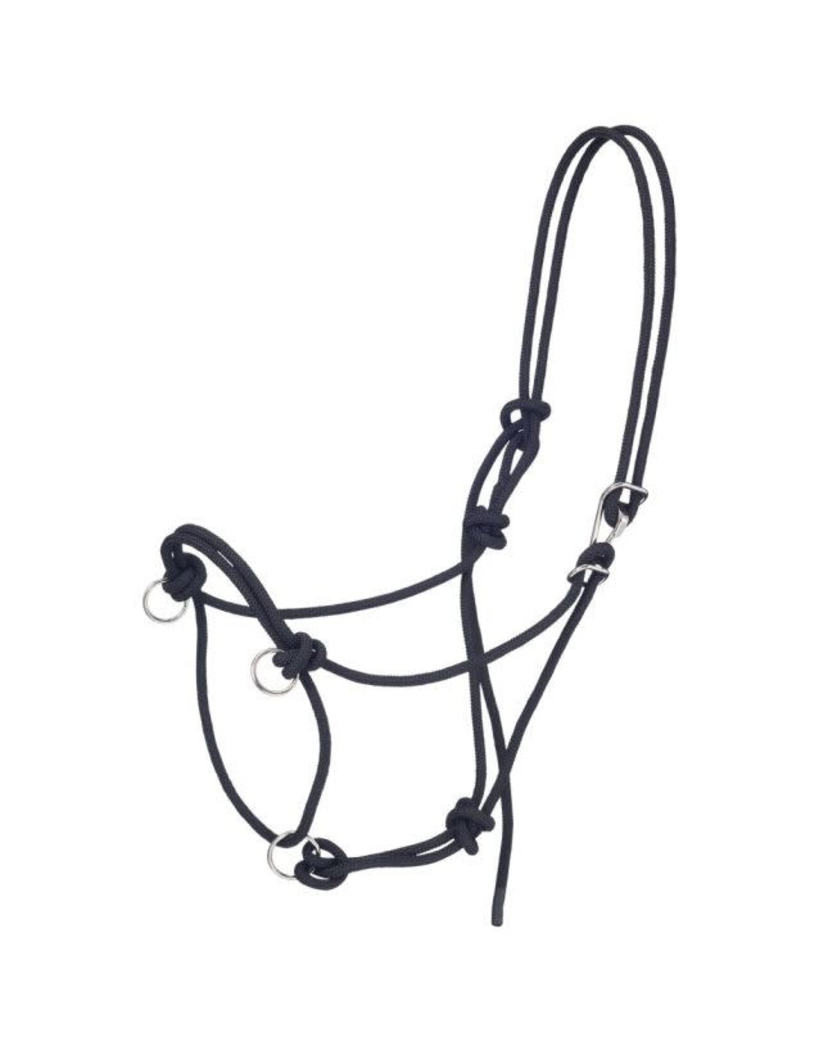 Tough 1 Rope Halter/Side Pull Combo Black