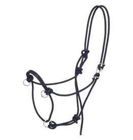 Tough 1 Rope Halter/Side Pull Combo Black