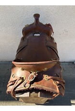 Western trail saddle 16 1/2" Seat 7" Gullet