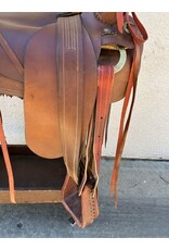 Western trail saddle 16 1/2" Seat 7" Gullet