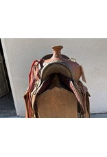 Western trail saddle 16 1/2" Seat 7" Gullet