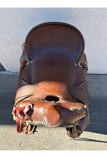 Western trail saddle 16 1/2" Seat 7" Gullet