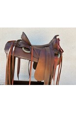 Western trail saddle 16 1/2" Seat 7" Gullet