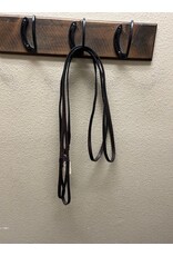 Nunn Finer Leather Draw Reins with Loop Ends Havana Horse Size
