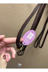 Nunn Finer Leather Draw Reins with Loop Ends Havana Horse Size