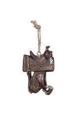 Western Saddle Ornament