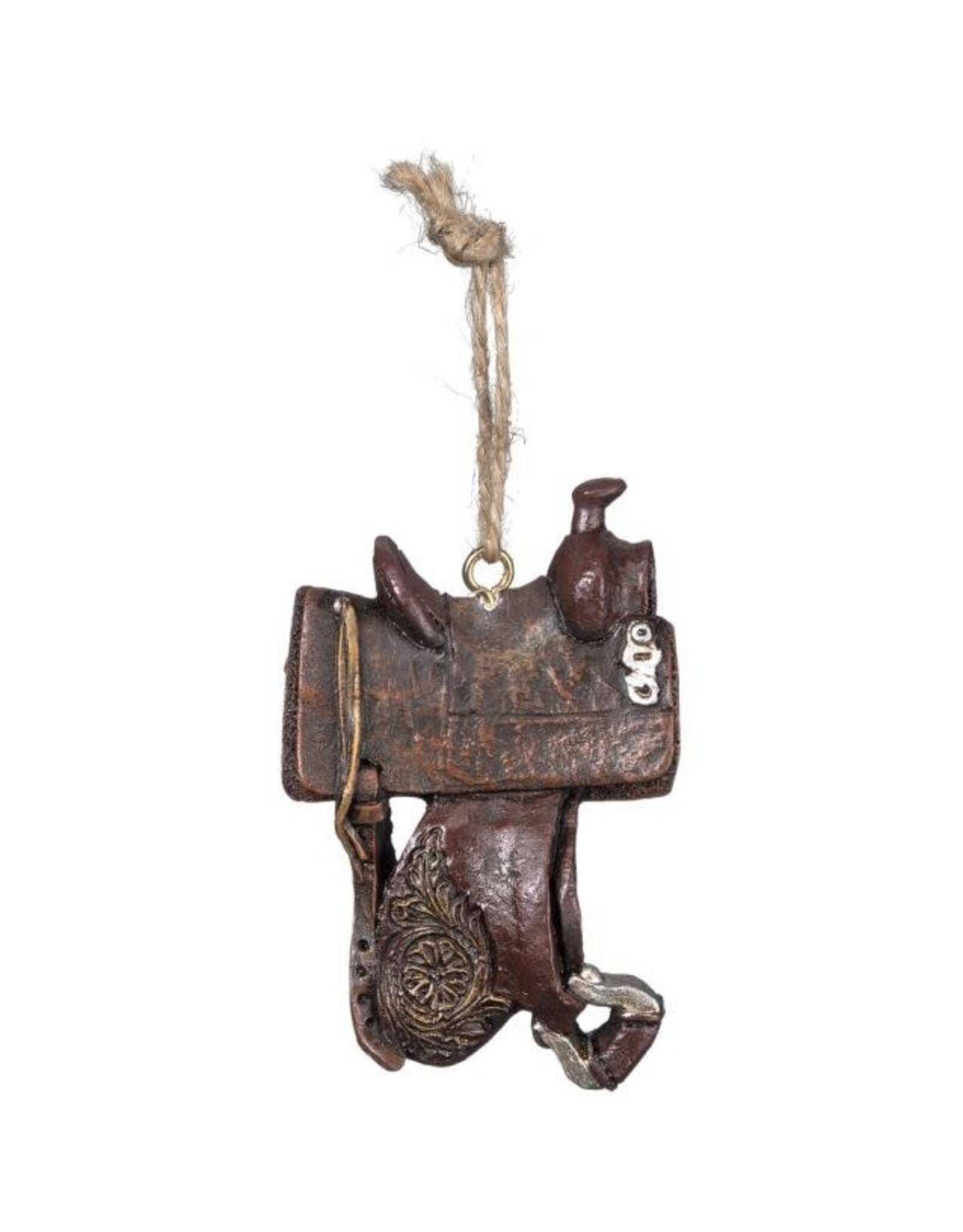 Western Saddle Ornament