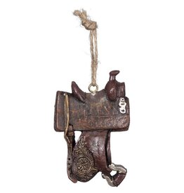 Western Saddle Ornament