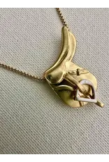 Carol Young Silver English Saddle Necklace Jewelry