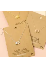 Fame Accessories Gold Dipped Cowboy Boots Horse Shoe Charm