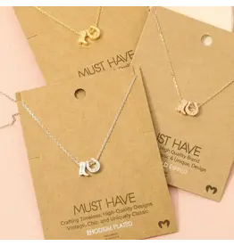 Fame Accessories Gold Dipped Cowboy Boots Horse Shoe Charm