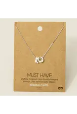 Fame Accessories Gold Dipped Cowboy Boots Horse Shoe Charm