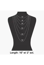 Fame Accessories Gold Dipped Cz Pave Horse Shoe Pendant Necklace