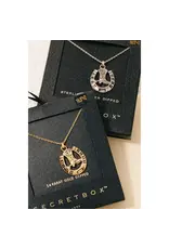 Fame Accessories Secret Box Gold Dipped Secret Box Cowboy Boot Necklace