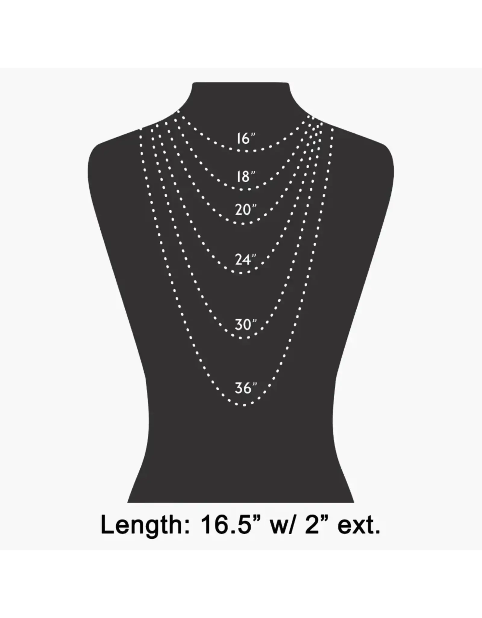 Fame Accessories Secret Box Gold Dipped Western Charms Chain Necklace