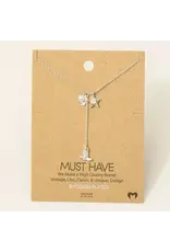 Fame Accessories Western Cowboy Boots Y Necklace