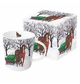 Sleigh Horse Boxed Mug