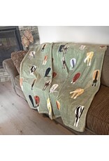 Horse Tails Throw Blankets